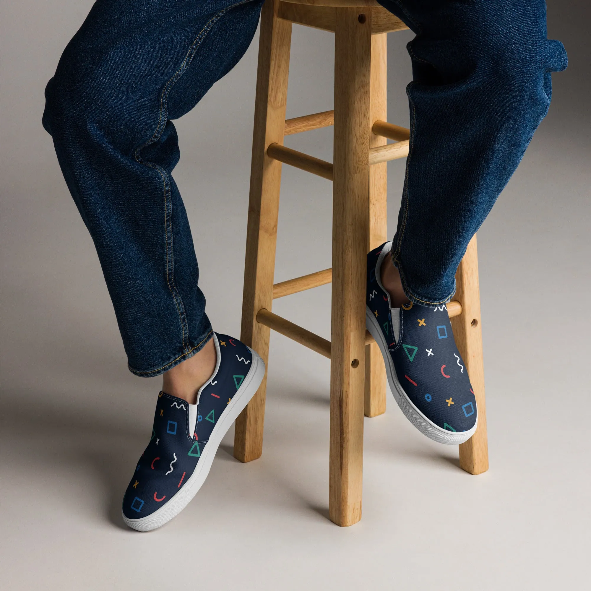 COSMIC Men’s Slip-On Canvas Shoes