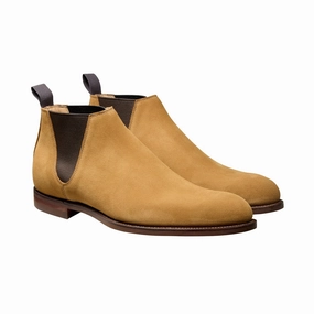 Cranton Camel Suede Fire Side