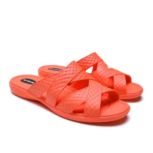 Cross Strap Women's Slide Sandals