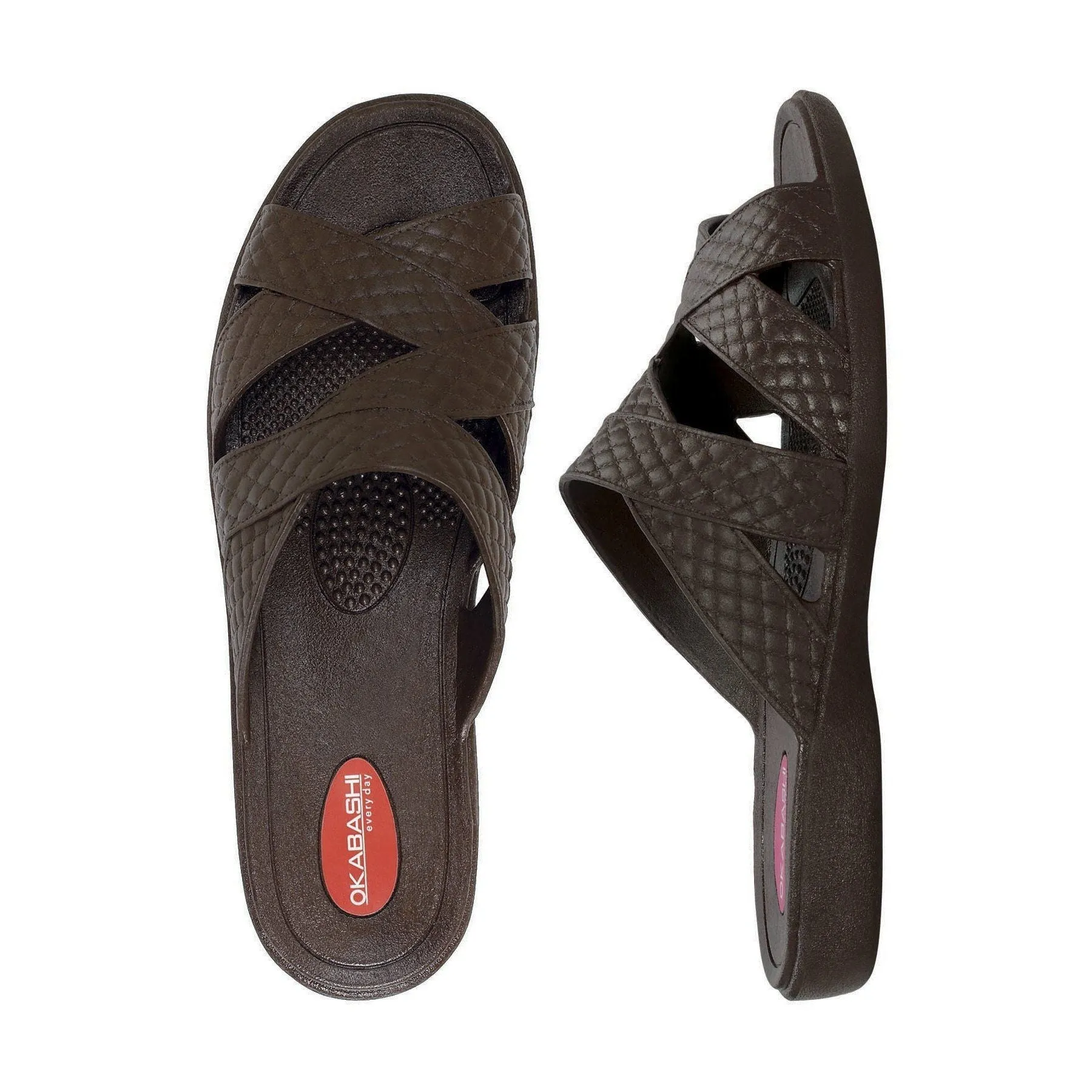 Cross Strap Women's Slide Sandals