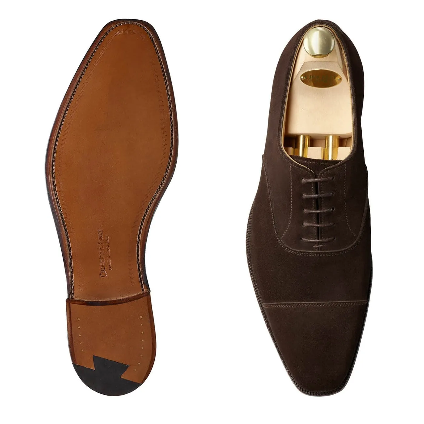 Gold Tone Waterproof Outdoor Travel Hallam Espresso Calf Suede
