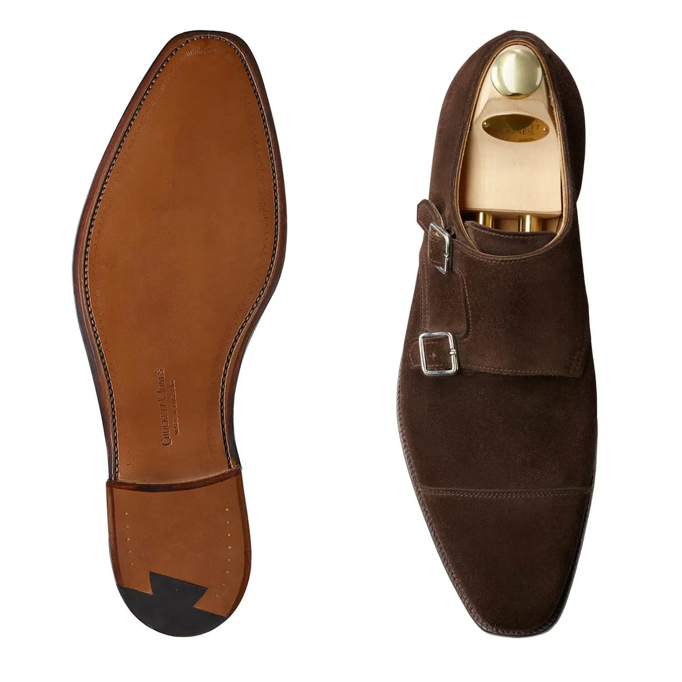 Lowndes Espresso Calf Suede Japan Neat Matte Edge