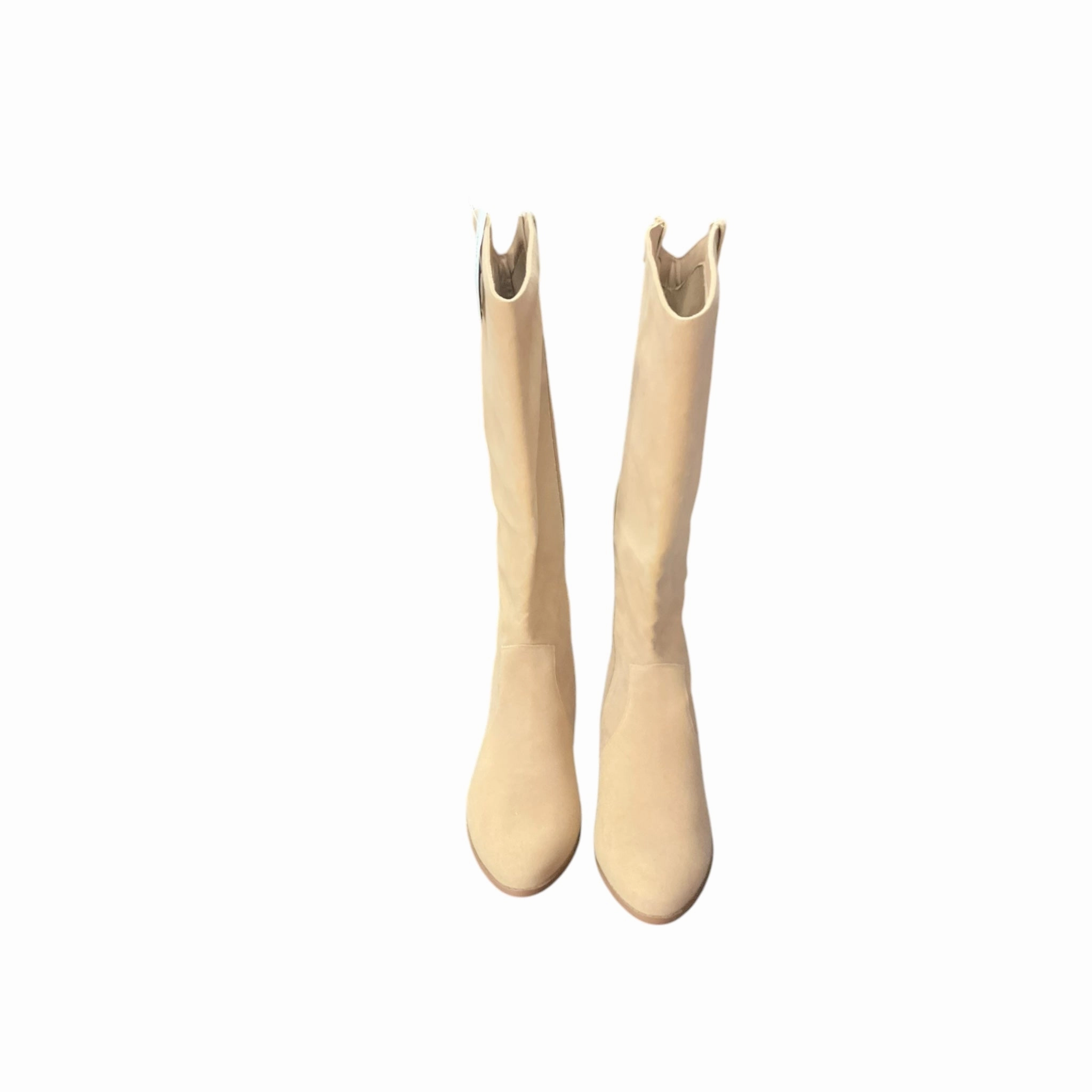 Nude Soft Work Approved Boots Knee Flats By Lane Bryant In Tan, Size: 8