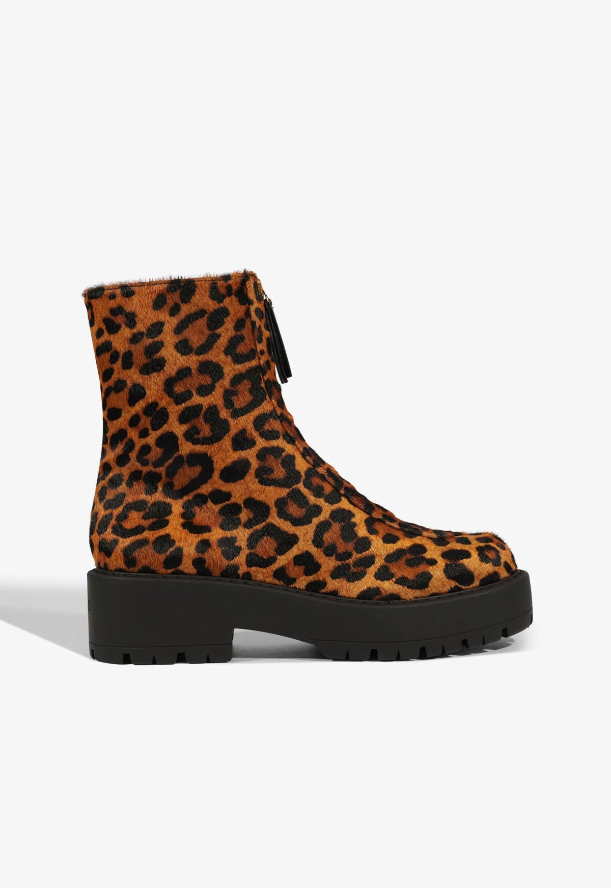 New In Farrah Hair Calf Bootie