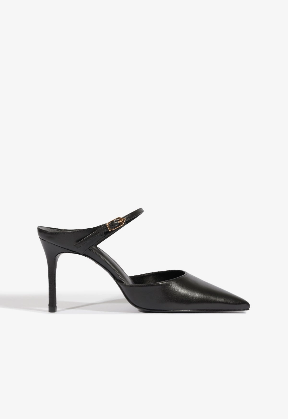 Laura Mule Leather Pump Angel Glow Linen Air