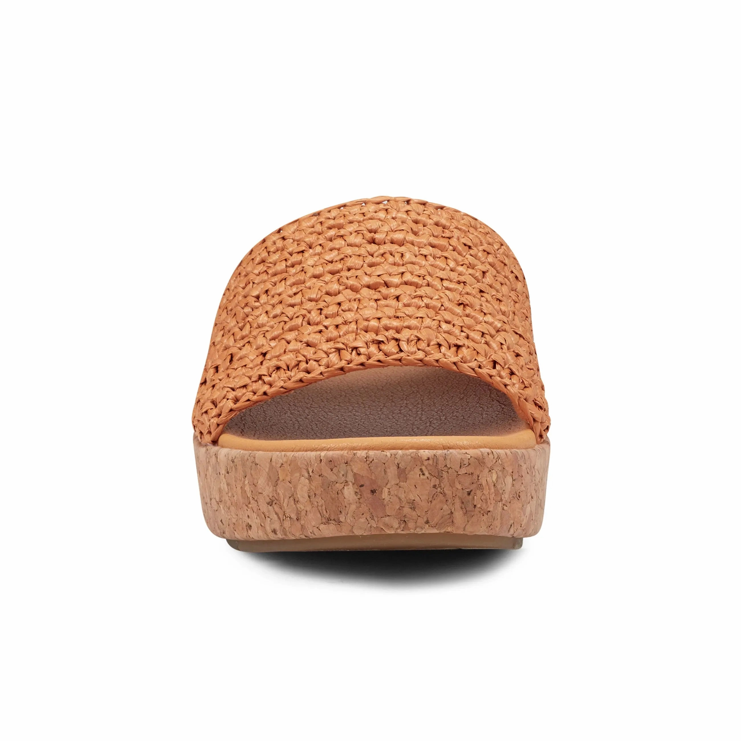 Sachan Casual Slip-on Wedge Platform Sandals Toe Post Design Non Irritating Seamless Edges