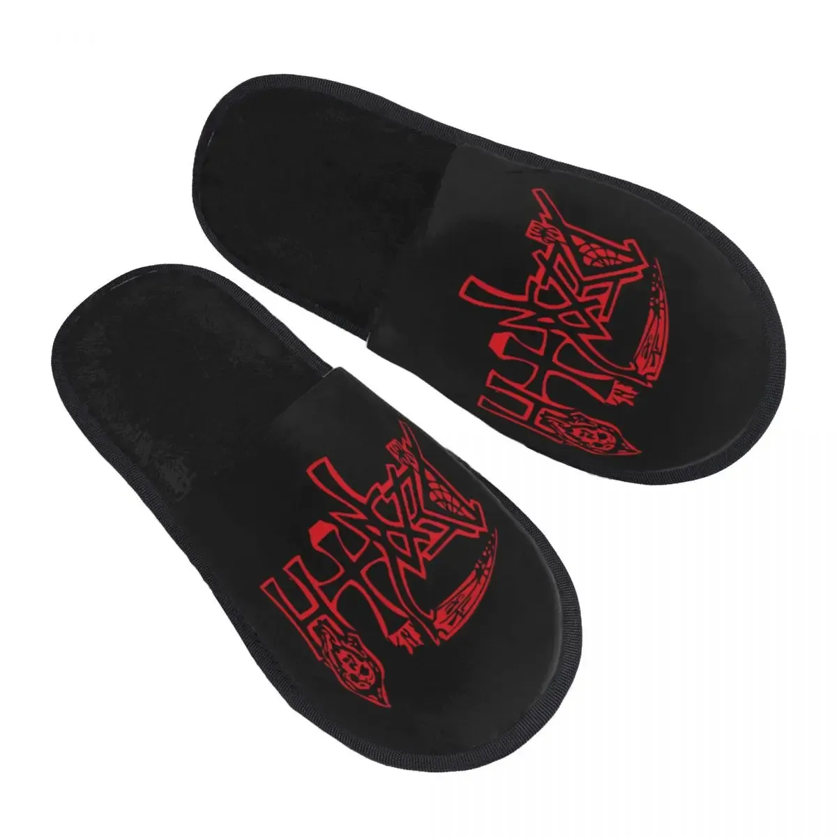 Custom Death To All But Metal Rock Gift House Slippers – Soft Memory Foam Shoes, Comfy Warm, Anti-skid Sole