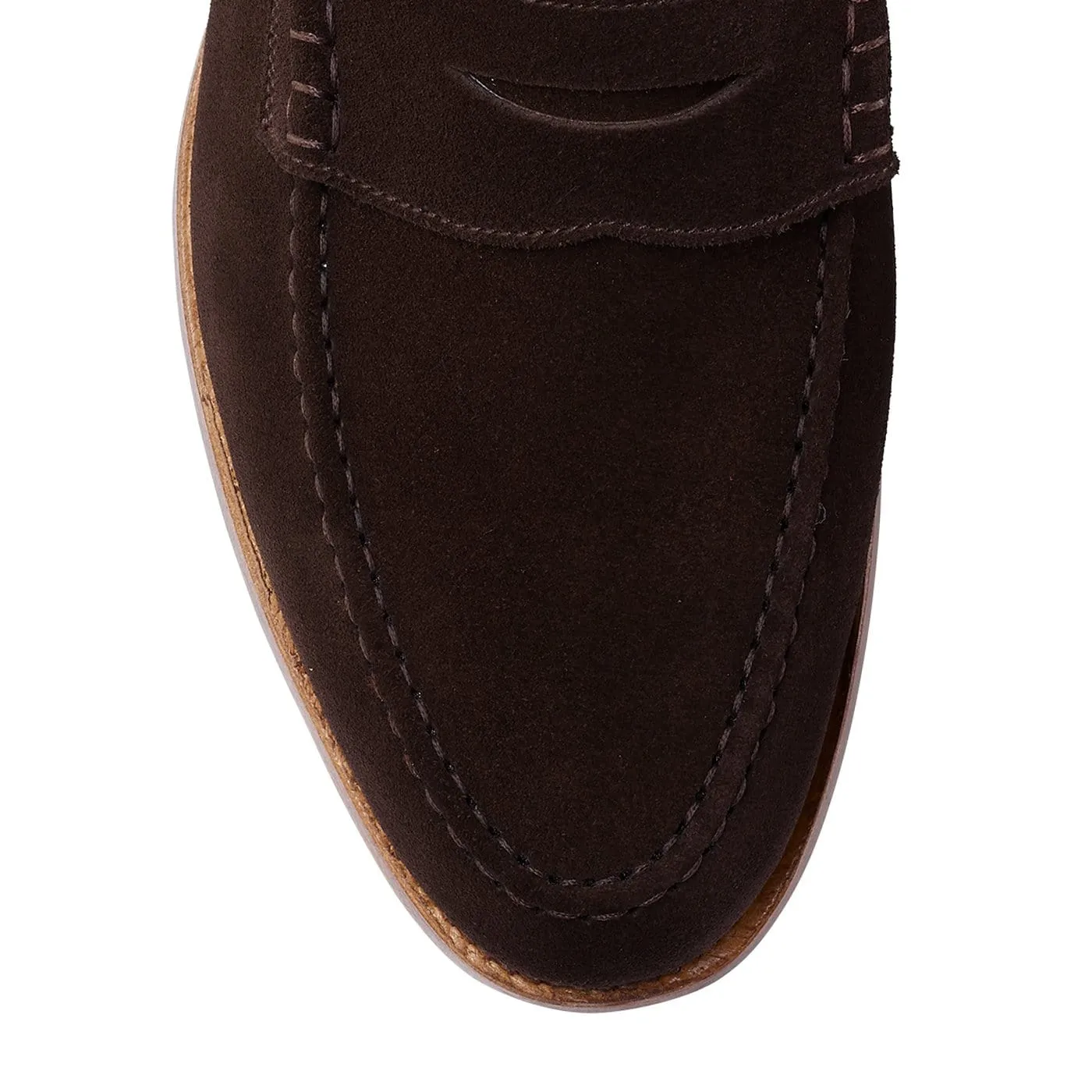 Leg Long Seaton Dark Oak Suede