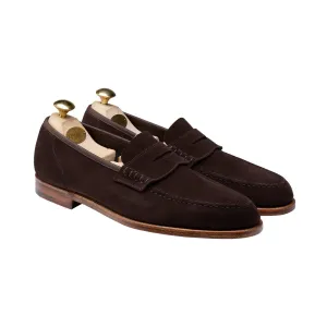 Seaton Dark Oak Suede orthopedic