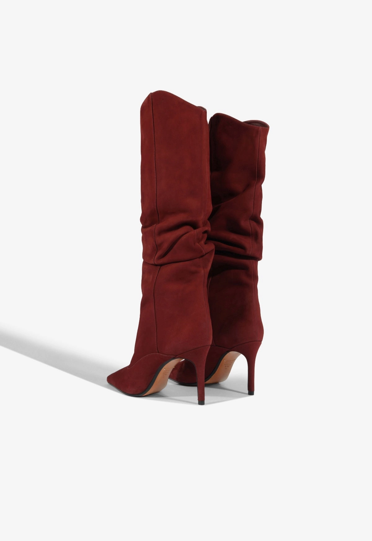 Maryana Up Slouch Nubuck Boot Minimalist Aesthetic Design Rolling Motion Sole