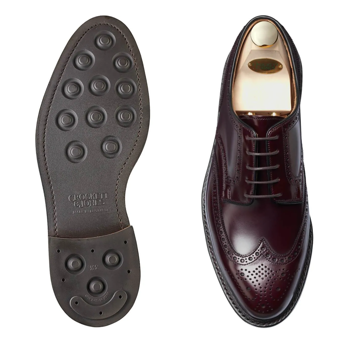 Pembroke Burgundy Cavalry Calf Ankle wrap