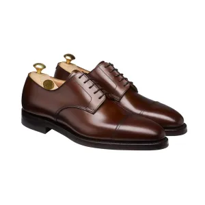 Ripon Dark Brown Burnished Calf Comfort Heel