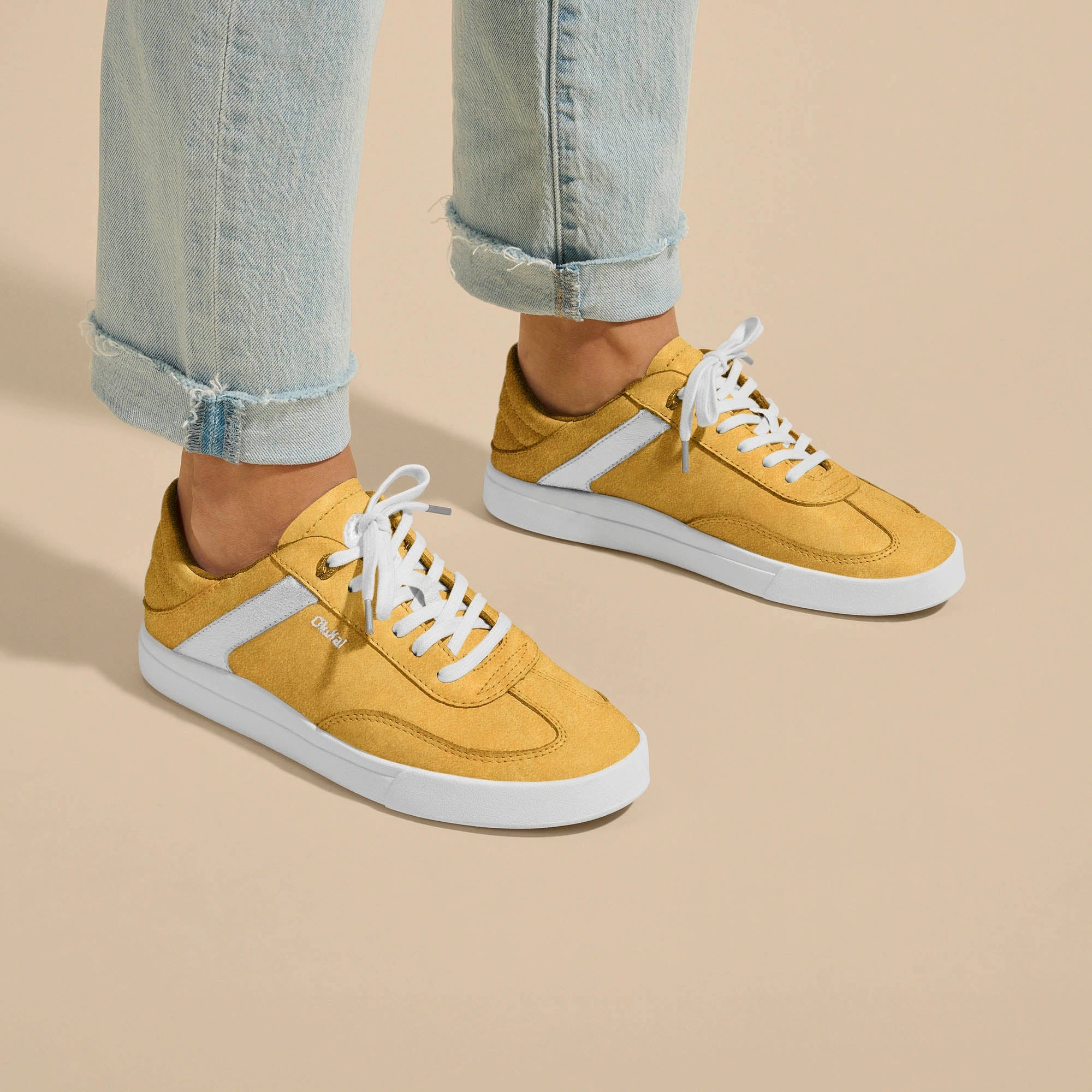 H????upu - Mustard / Off White Heat Free Comfort Walk