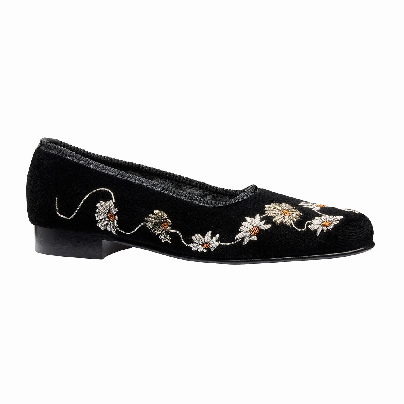 Comfortable Performance Anti   Wear Daisy Chain Black Velvet
