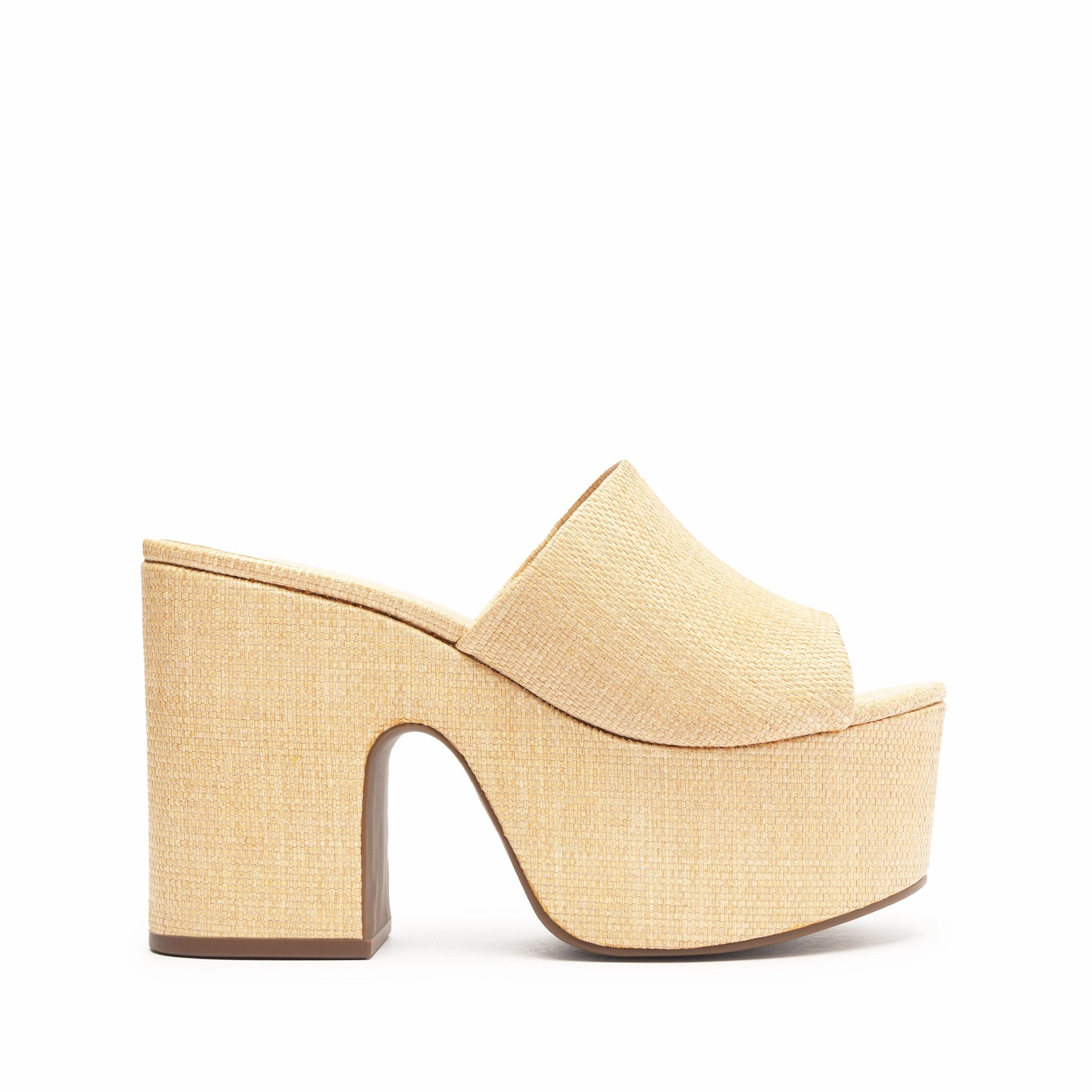 Stable construction Dalle Cutout Straw Sandal