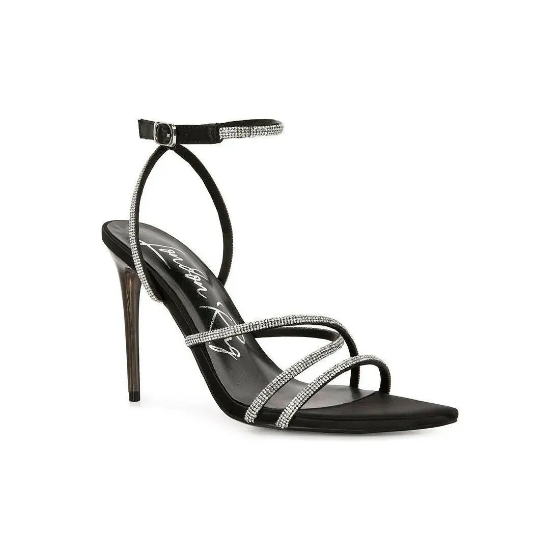 Dare Me Rhinestone Embellished Stiletto Sandals