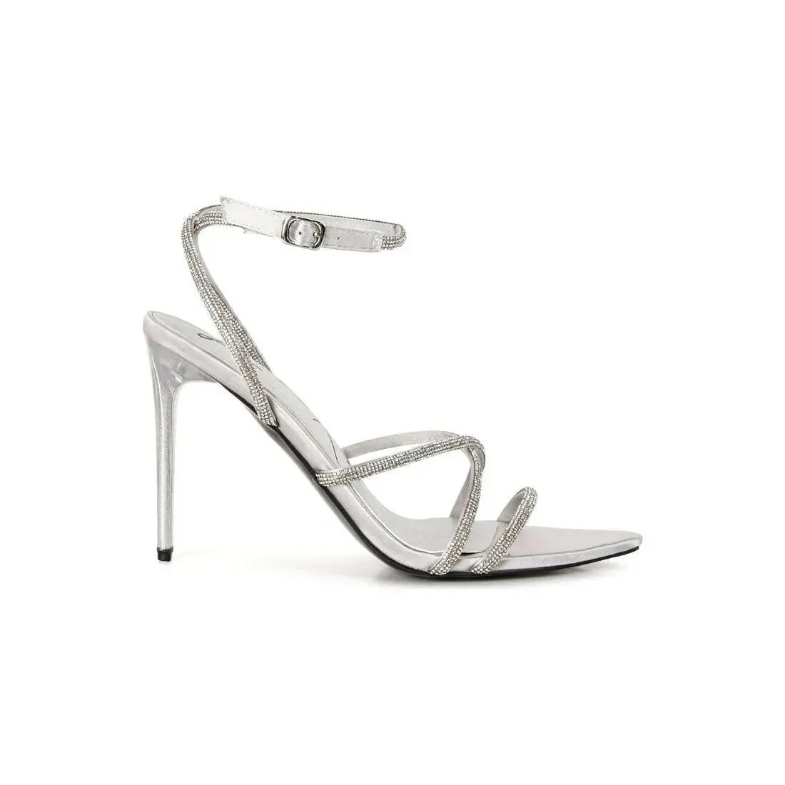 Dare Me Rhinestone Embellished Stiletto Sandals