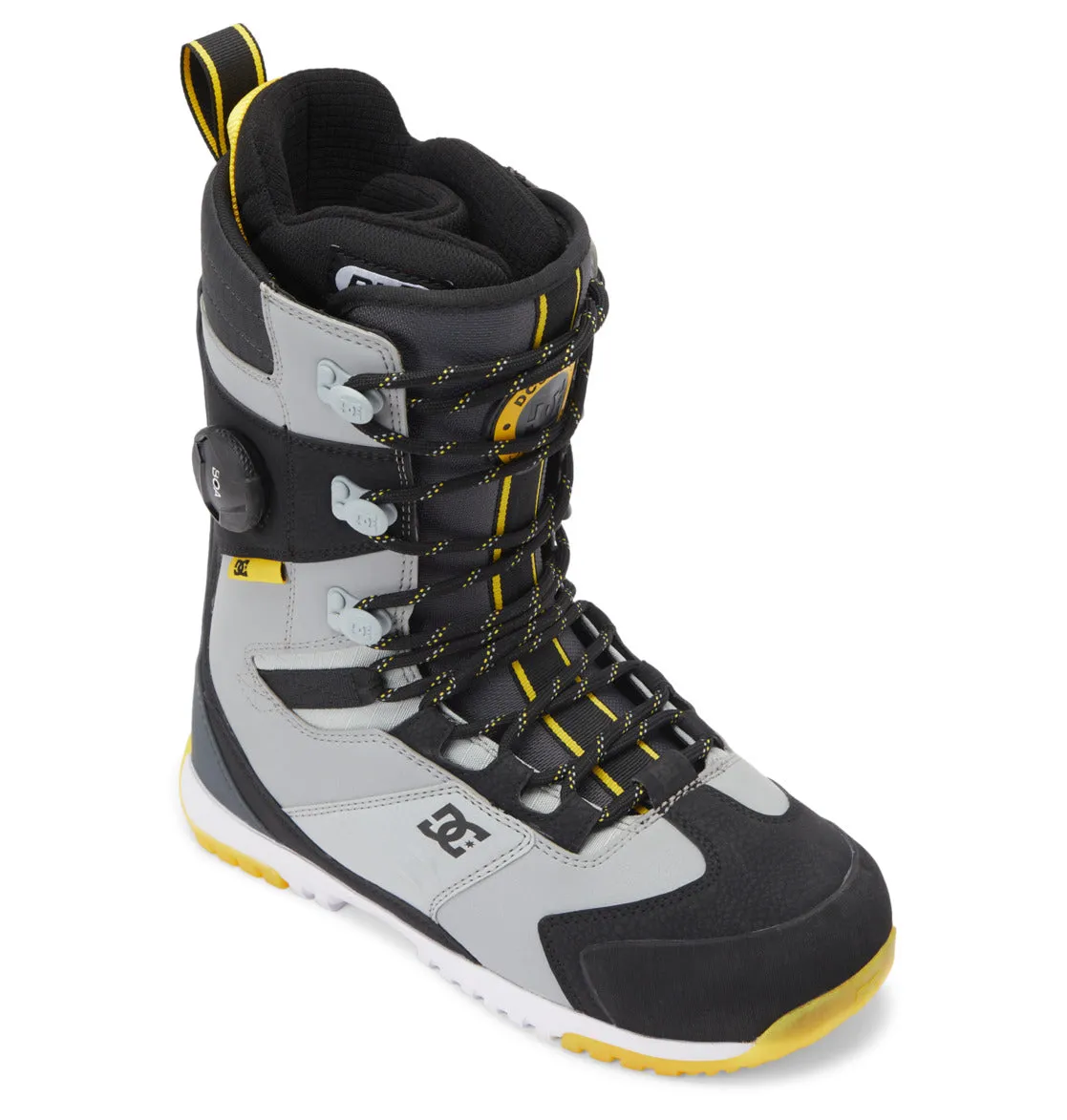 DC Premier Hybrid Boa 2024 Snowboard Boots - Black/Grey/Yellow