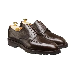 Denver Dark Brown Hatch Grain Bold Tone