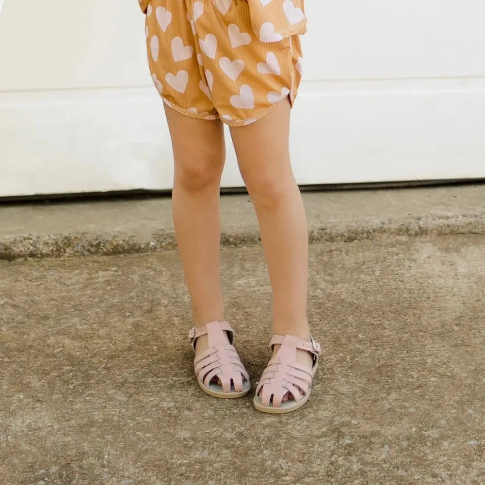 Audrey Fisherman Sandal - Pink Tassel Fun