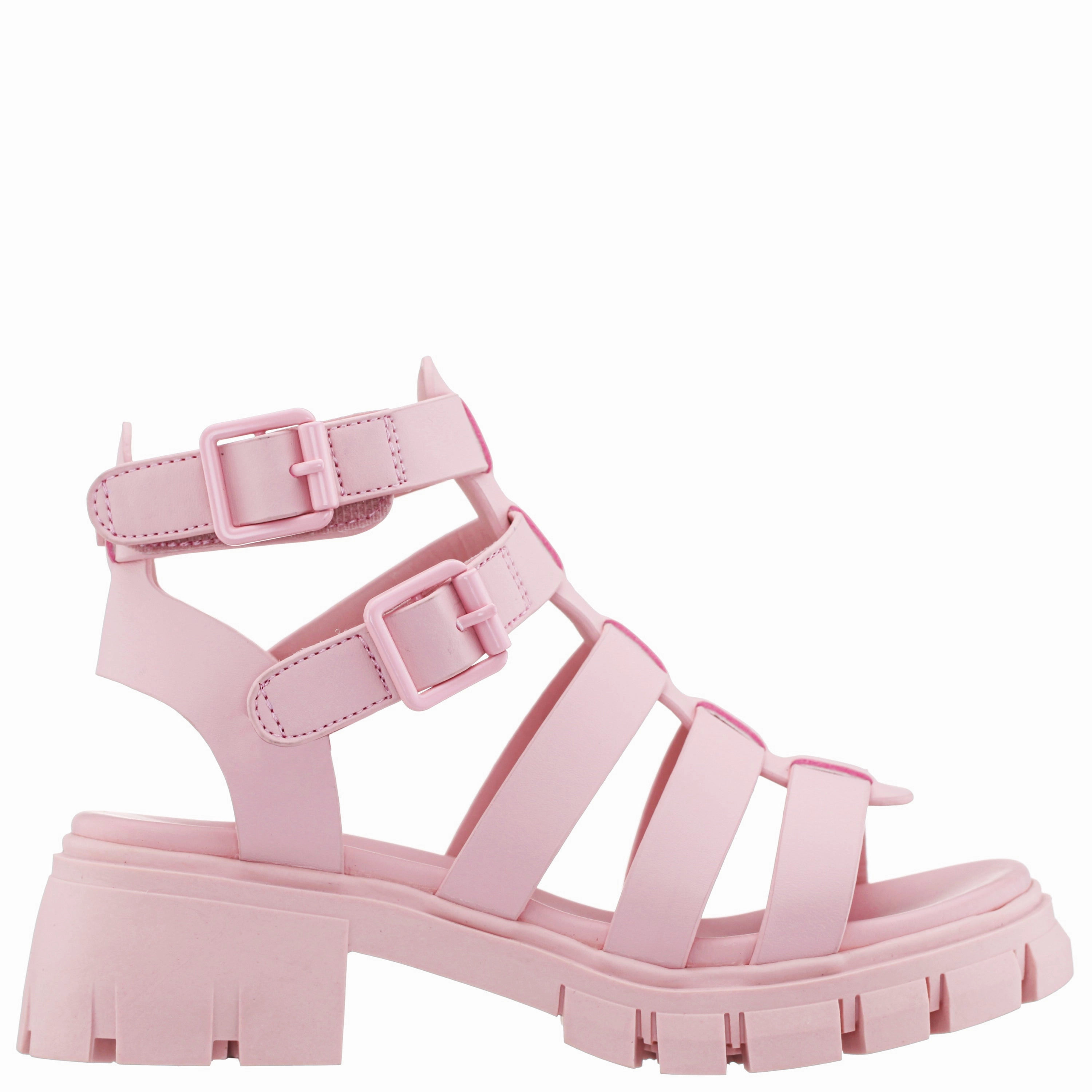 DERIAN-BLUSH platform sandals