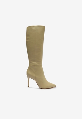 Shock Dispersing Plate Adjustable Lace Closure Magali Up Leather Boot