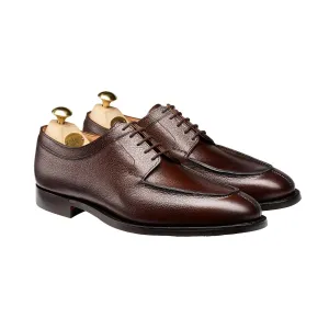Comfortable All Day Comfort Fit Hardwick Dark Brown Pebble Grain