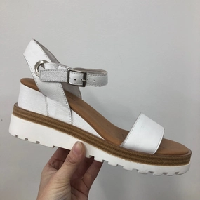 Boosted Height Django & Juliette Boogly ~ Tan ~ Black ~ White ~ Almond ~ All Black ~ Leather Wedge