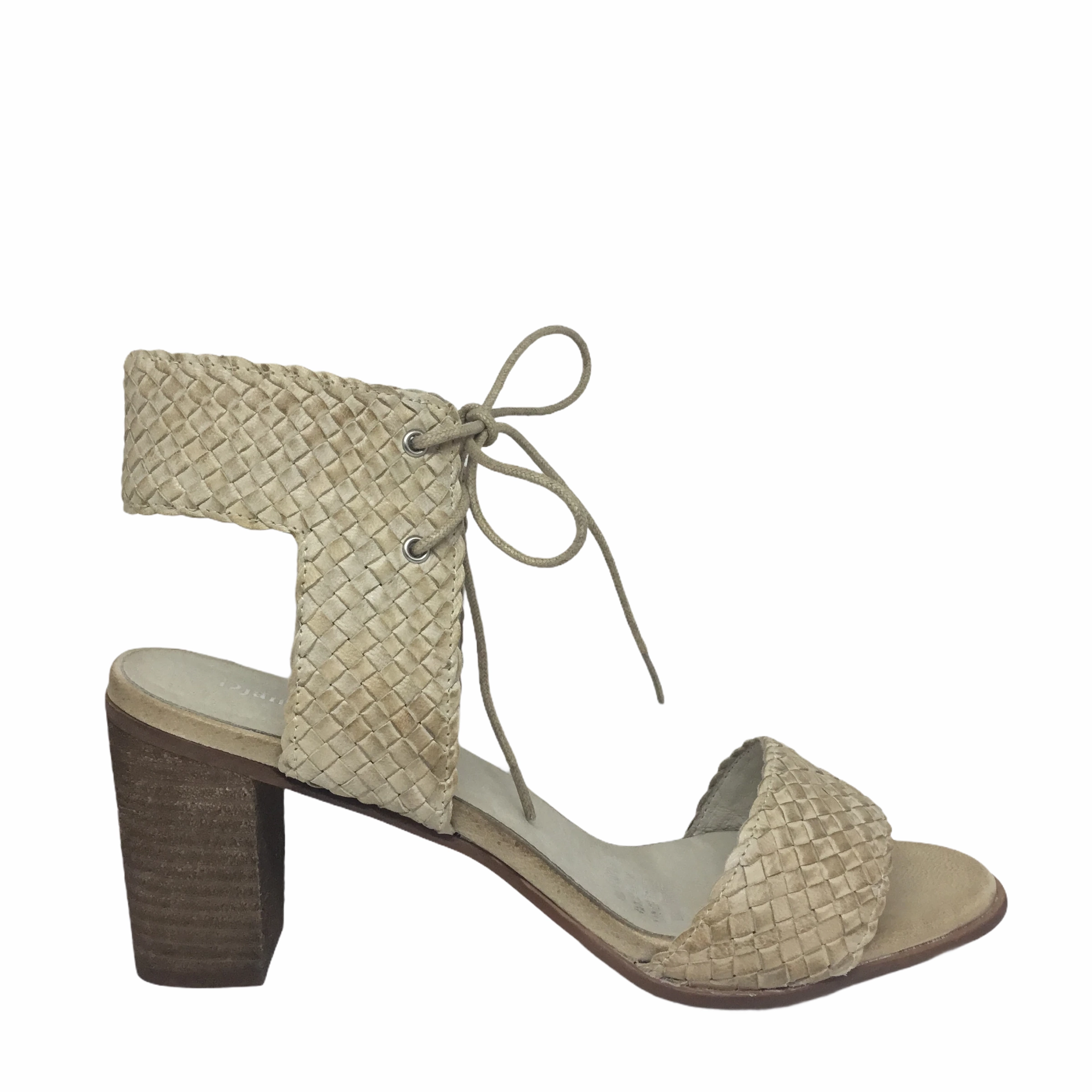 Django & Juliette Dione Leather Heel ~ Tan ~ Latte Street Queen Rooftop Vibe