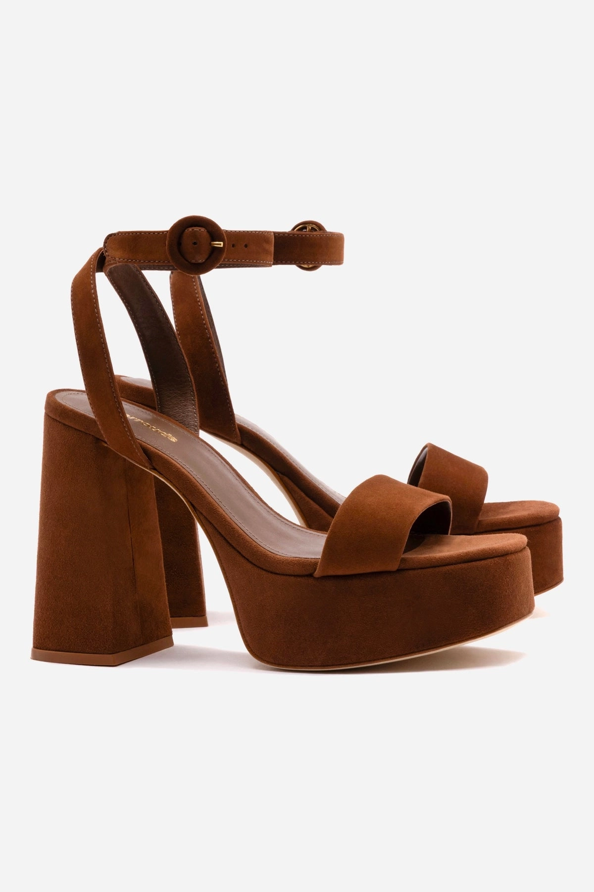 Dolly Sandal In Burnt Umber Suede Day Light Chic Days Relaxed Walking