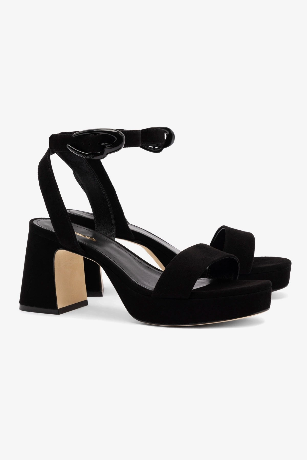 Dolly Verona Low Sandal In Black Suede Beach Ready Breathable Upper Multi Density Midsole
