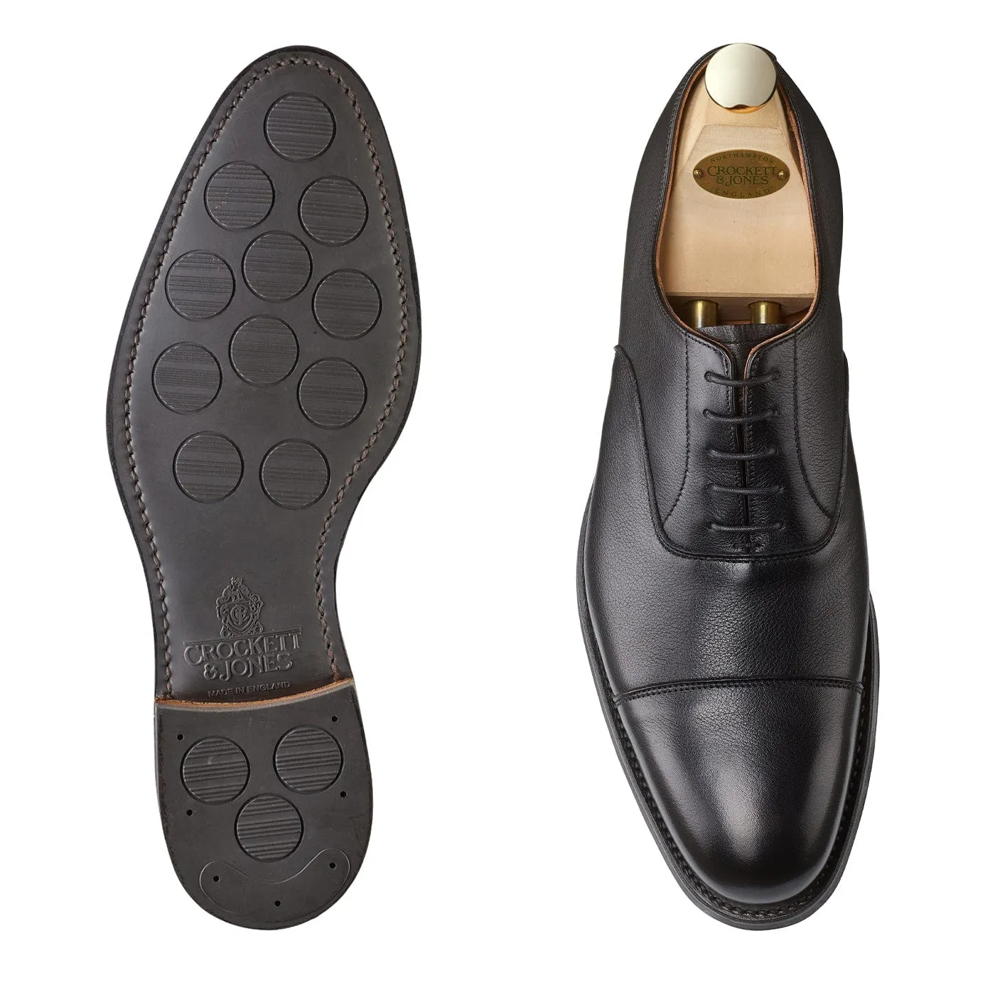 Dorset Black Milled Calf Calm Step