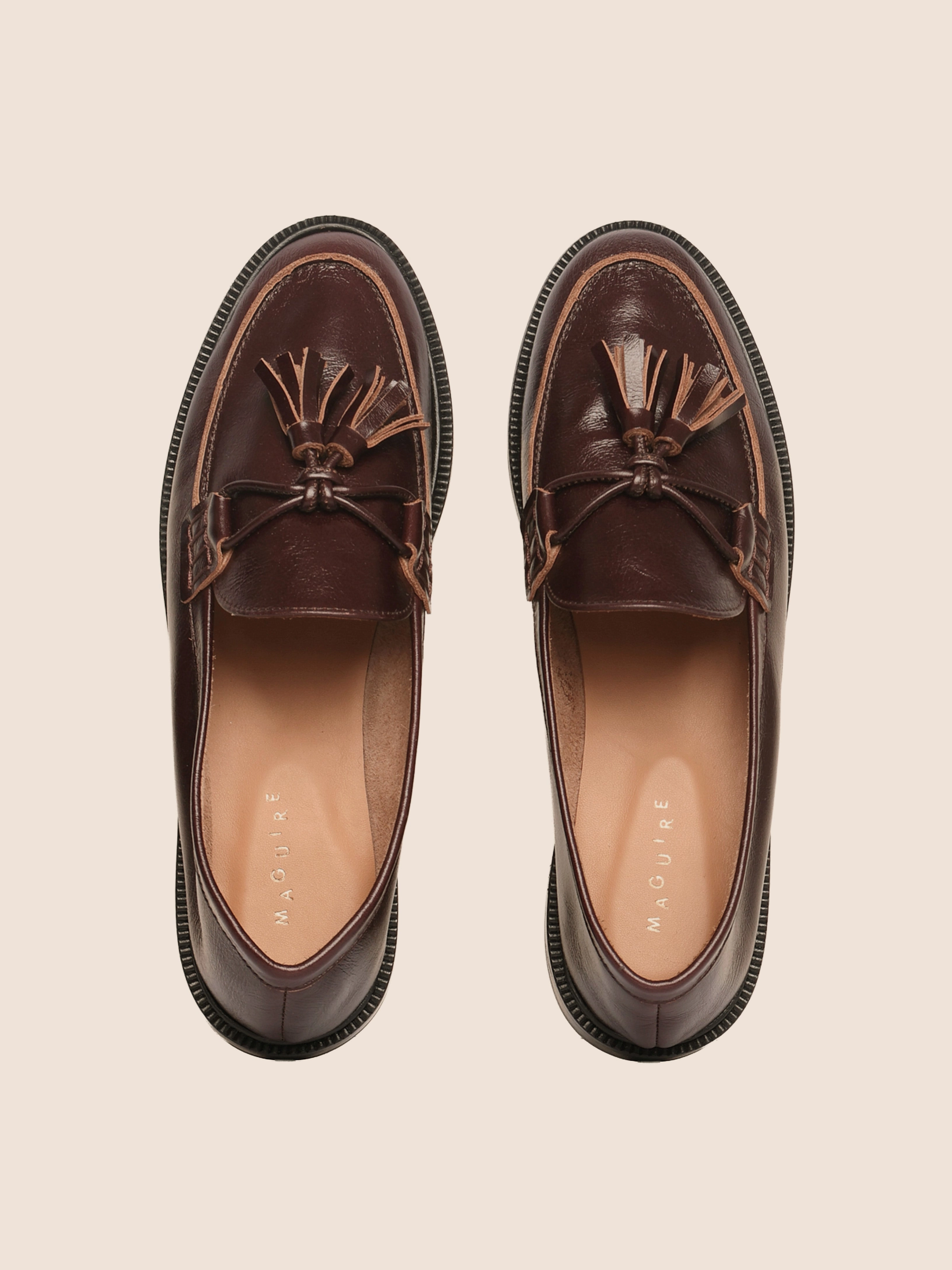Douro Brown Loafer Light Comfort Flats Sun Rise