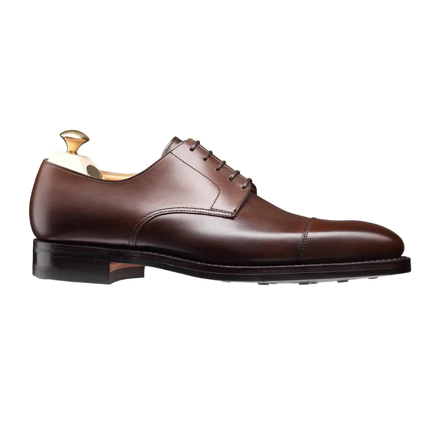 Comfort footbed Norwich Dark Brown Burnished Calf
