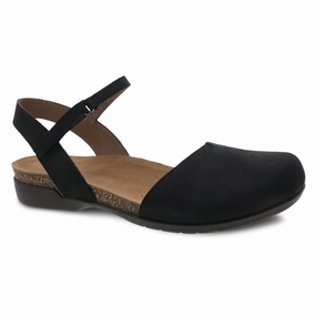 Rowan Black Nubuck Flat