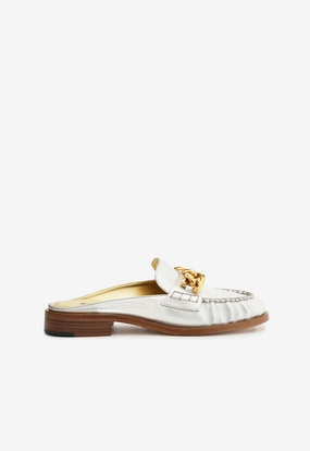 Luca Chain Leather Flat Proprietary Cushion System