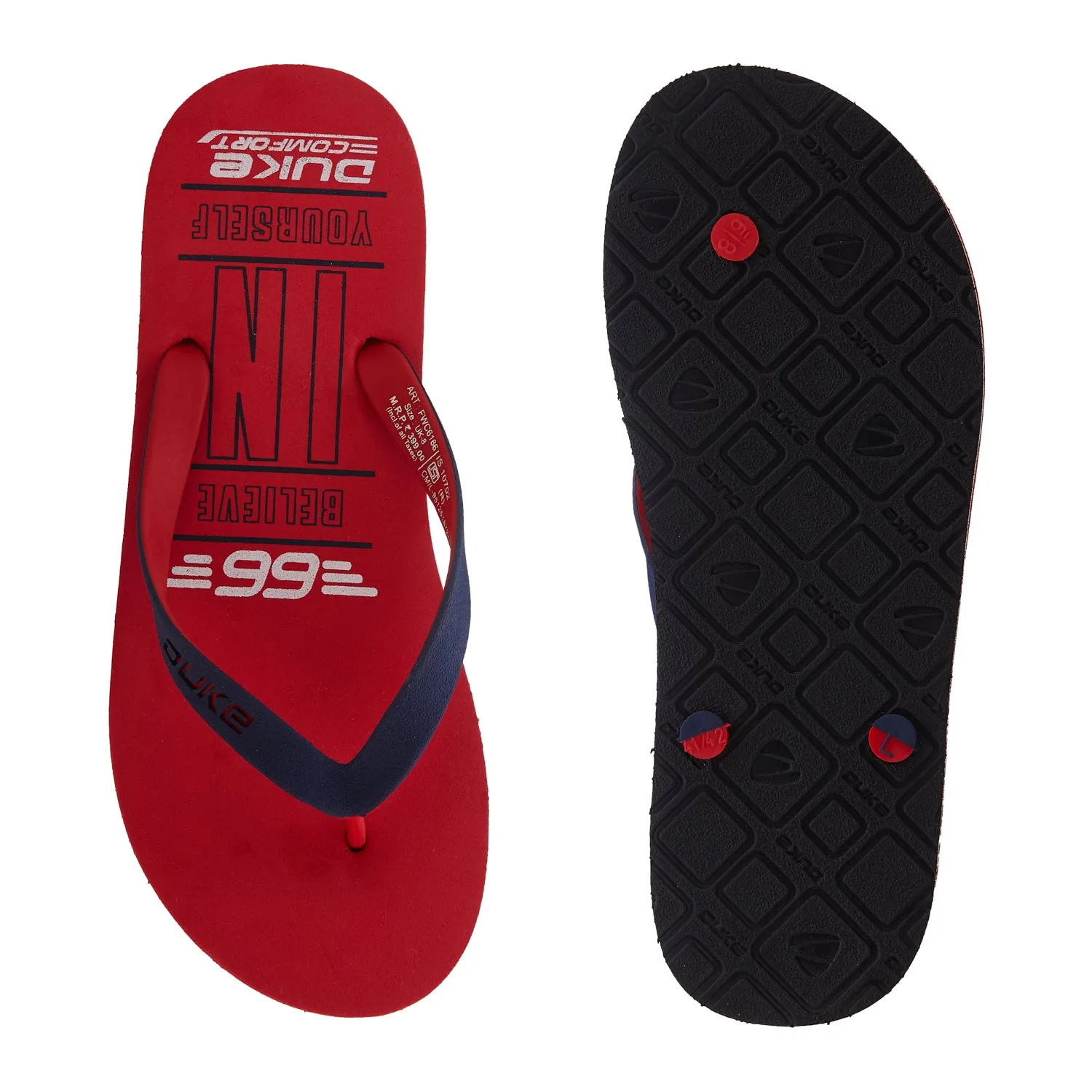 Duke Men Thong Flip Flops (FWC6166)