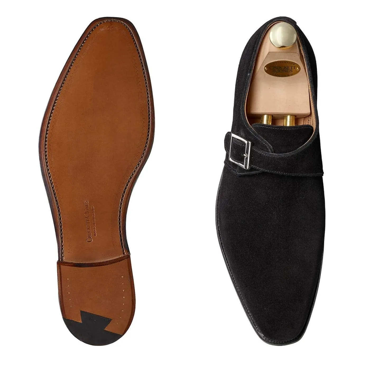 Park Day Monkton Black Calf Suede