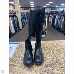 Good Grip Scandi Cool Boots Knee Flats By Style And Company In Black, Size: 6.5