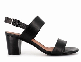 Iconic Appeal Django & Juliette Calons Leather Heel ~ Cafe ~ Tan ~ Black