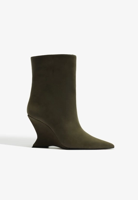 Photo Glam Smooth Finish Siena Suede Bootie