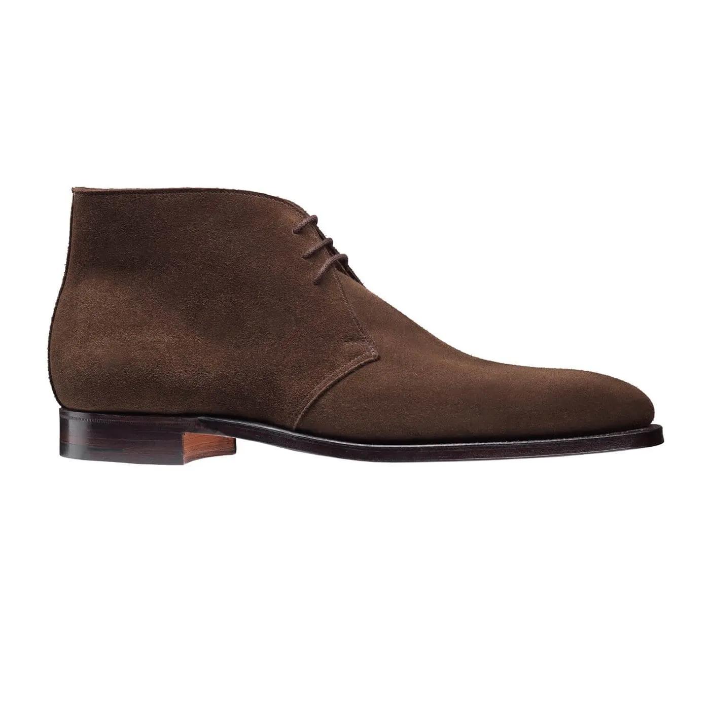 Mountain Side Flex Groove Design Ealing Dark Brown Suede