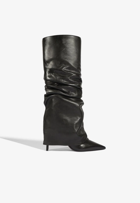 Cushioned Insole Technology Mikki Up Cloak Leather Boot