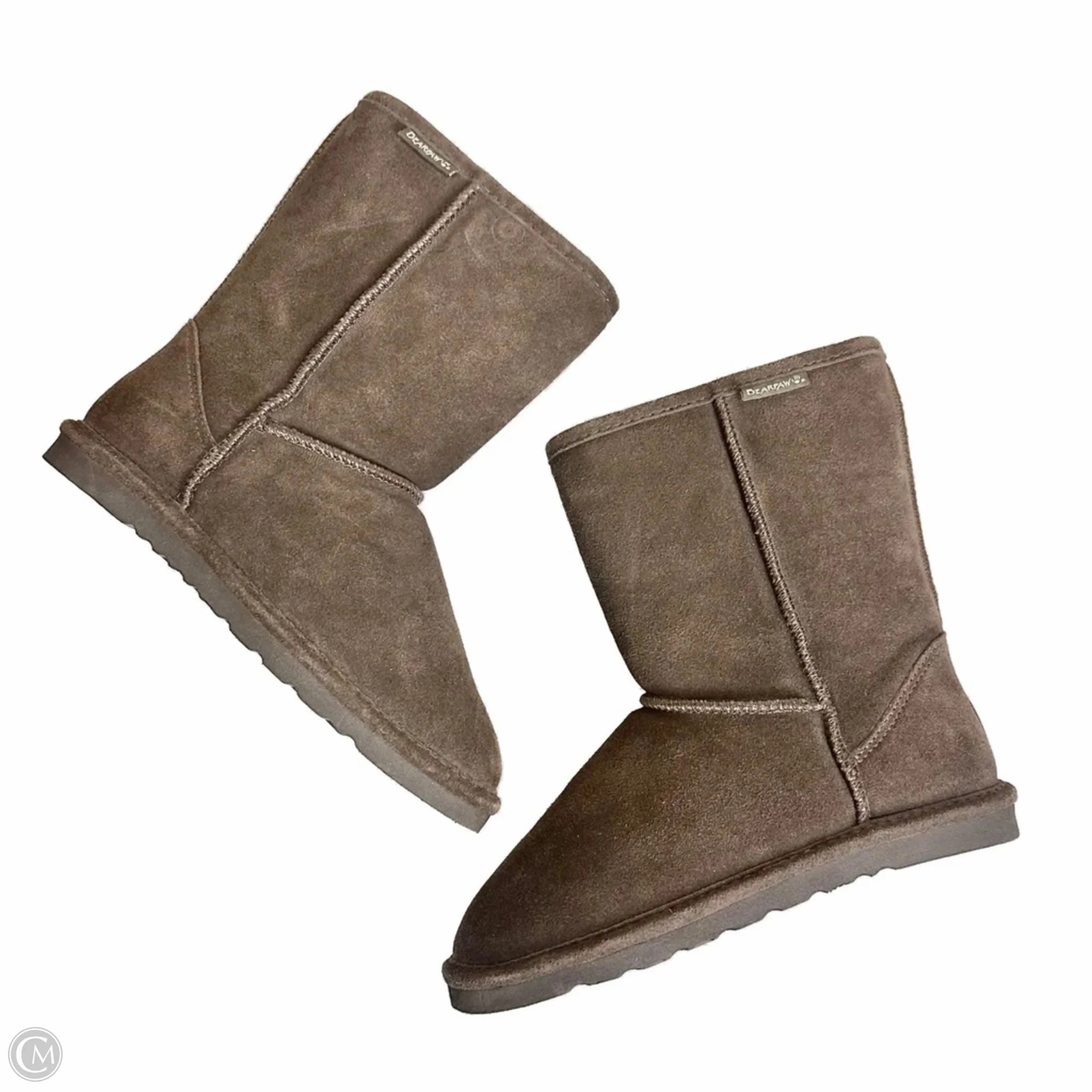 Boots Knee Flats By Bearpaw In Brown, Size: 7.5 Rock Star Step Control