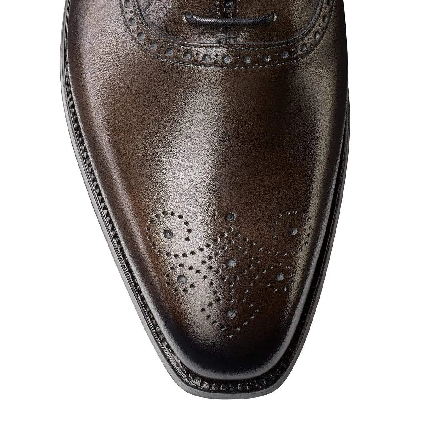 Morning Walk Edgware Grey Burnished Calf
