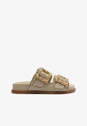 Enola Sporty Linen Sandal Airy Design