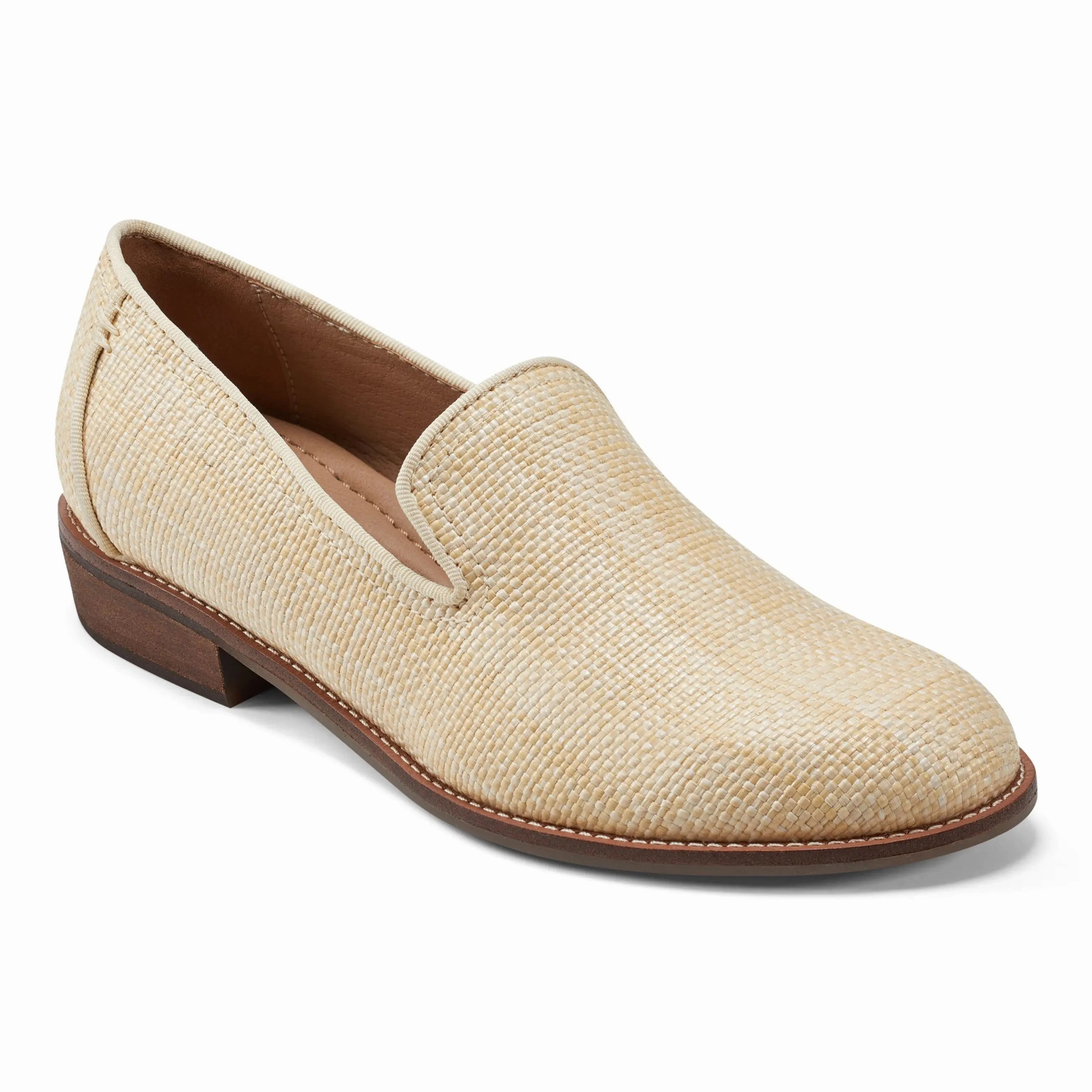 Edna Round Toe Casual Slip-on Flat Loafers Middle-Aged Man Ergonomic Arch Design