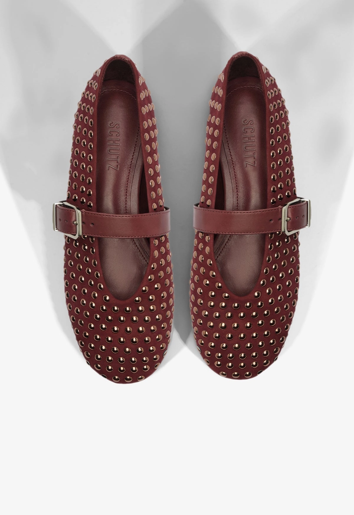 Shine Bright Durable Material Eiza Shine Suede Flat