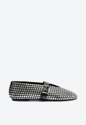 Dark Edge Cushioned Midsole Eiza Studs Ballet Flat