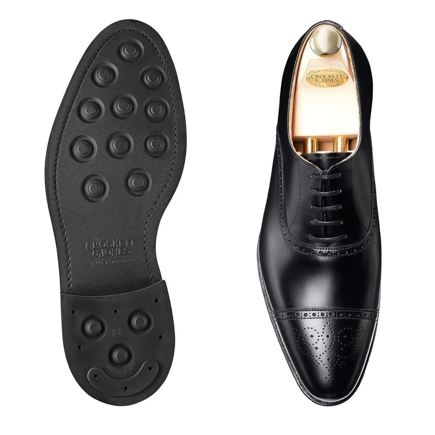 Malton Black Calf Energy Return Technology Quiet Step